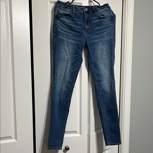 American Eagle Outfitters Dark Blue Skinny Jeans